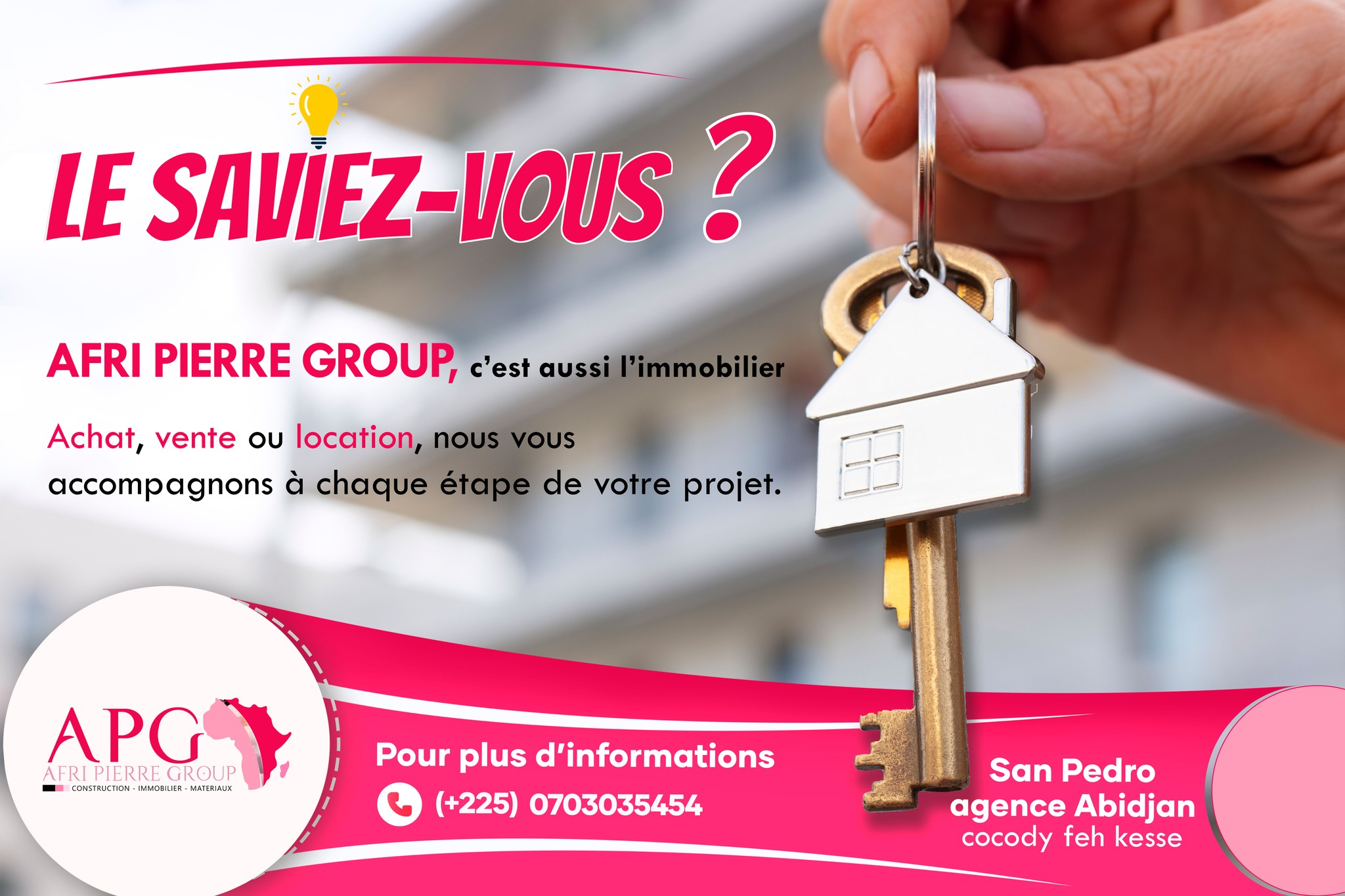 Modern house at sunset